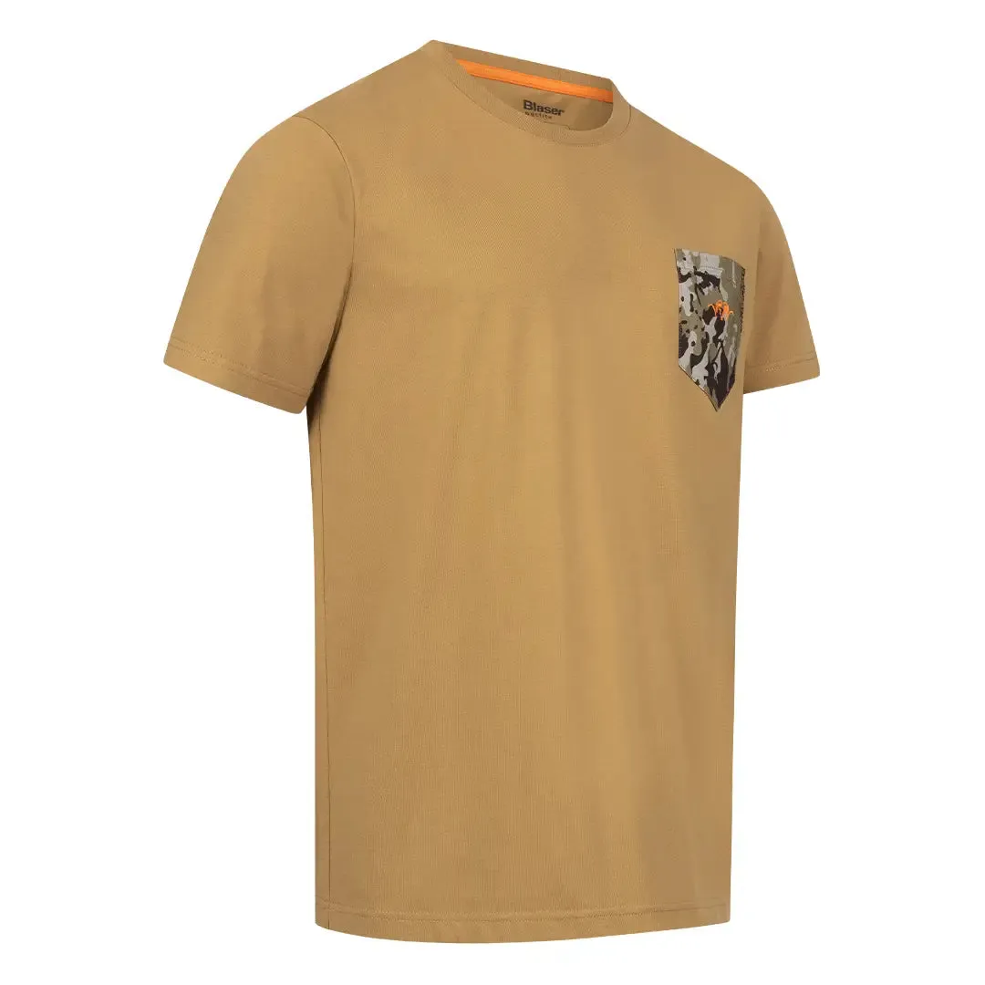 Camo Pocket T-Shirt 24 - Dull Gold by Blaser