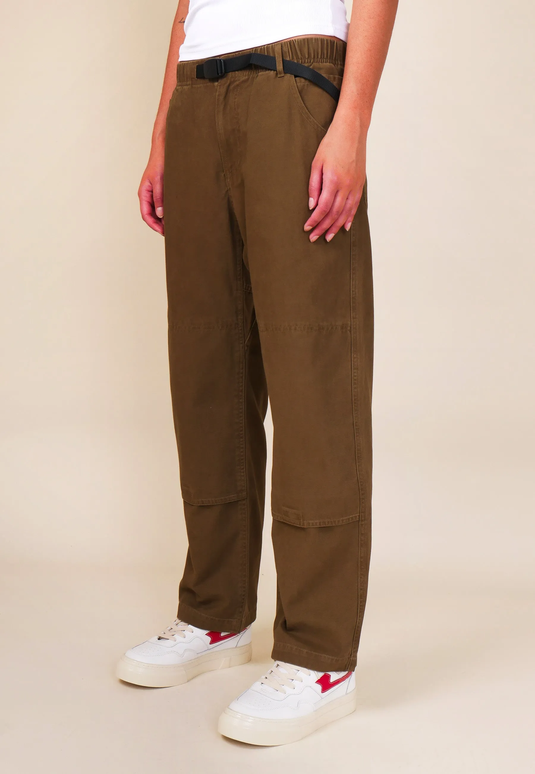 Canvas Double Knee Pant - Dusted Olive