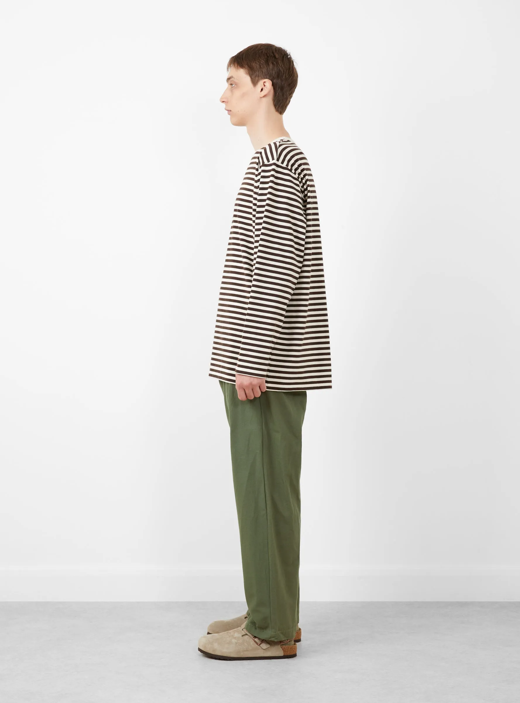 Canvas Part Timer Pants Olive