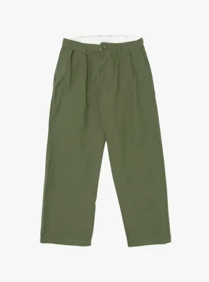 Canvas Part Timer Pants Olive