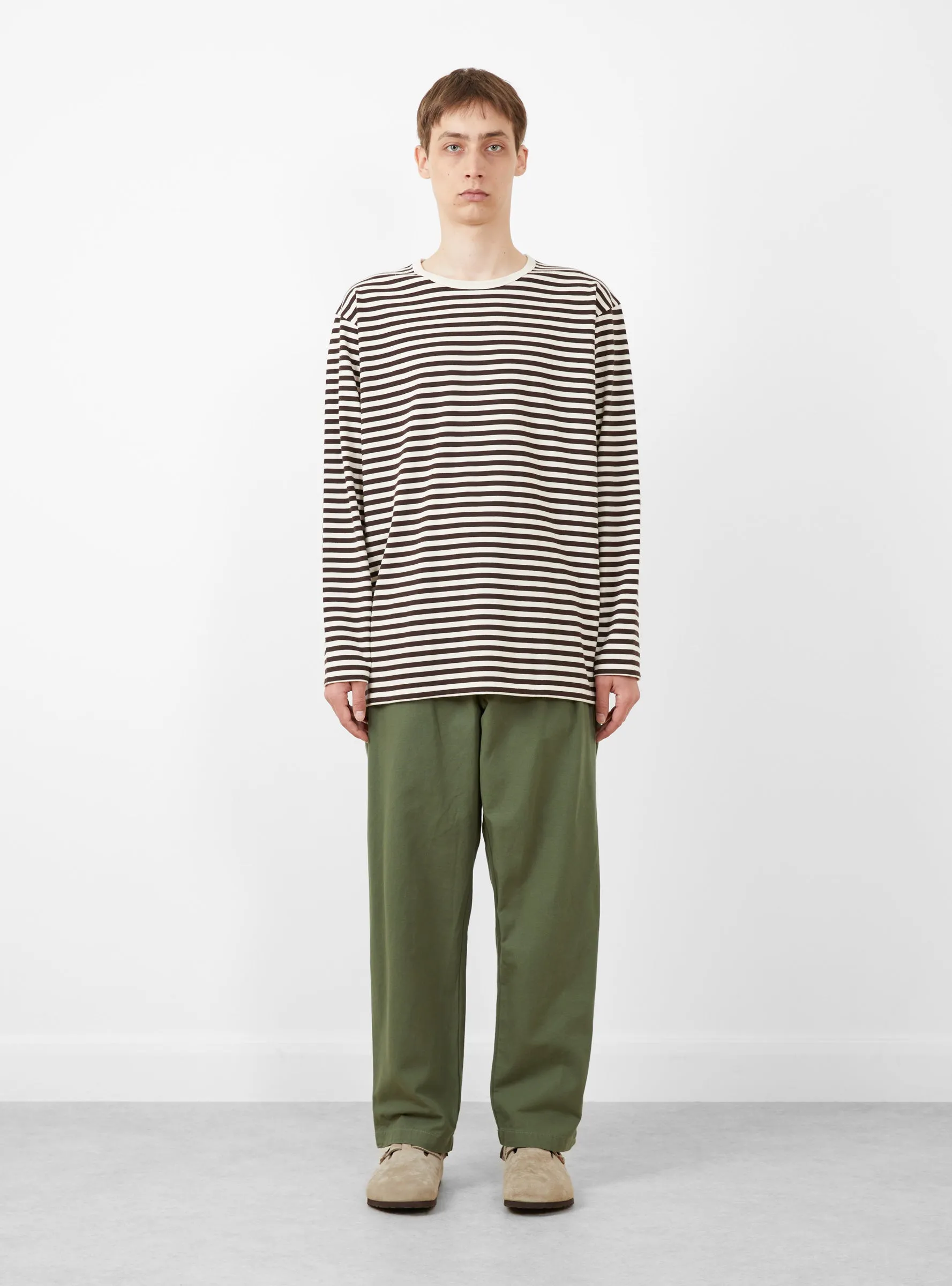 Canvas Part Timer Pants Olive