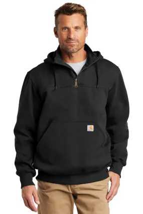 Carhartt Men's Rain Defender Paxton Heavyweight Hooded Zip Mock Sweatshirt CT100617