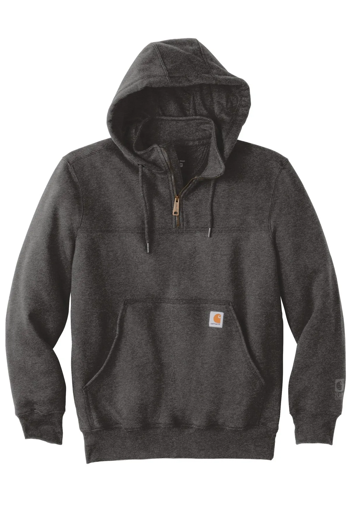 Carhartt Men's Rain Defender Paxton Heavyweight Hooded Zip Mock Sweatshirt CT100617