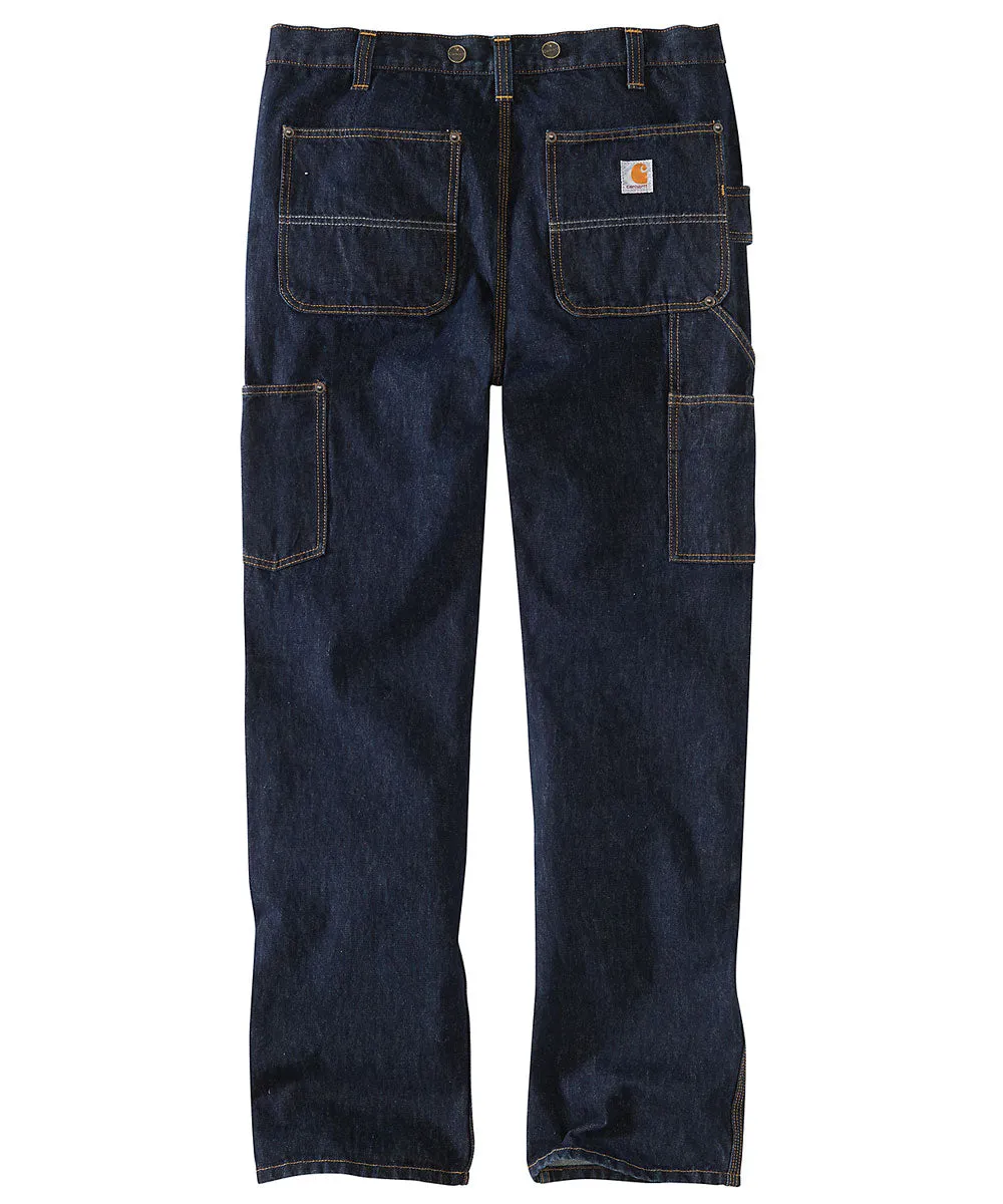 Carhartt Men's Rugged Flex Relaxed Fit Double Front Utility Logger Jeans