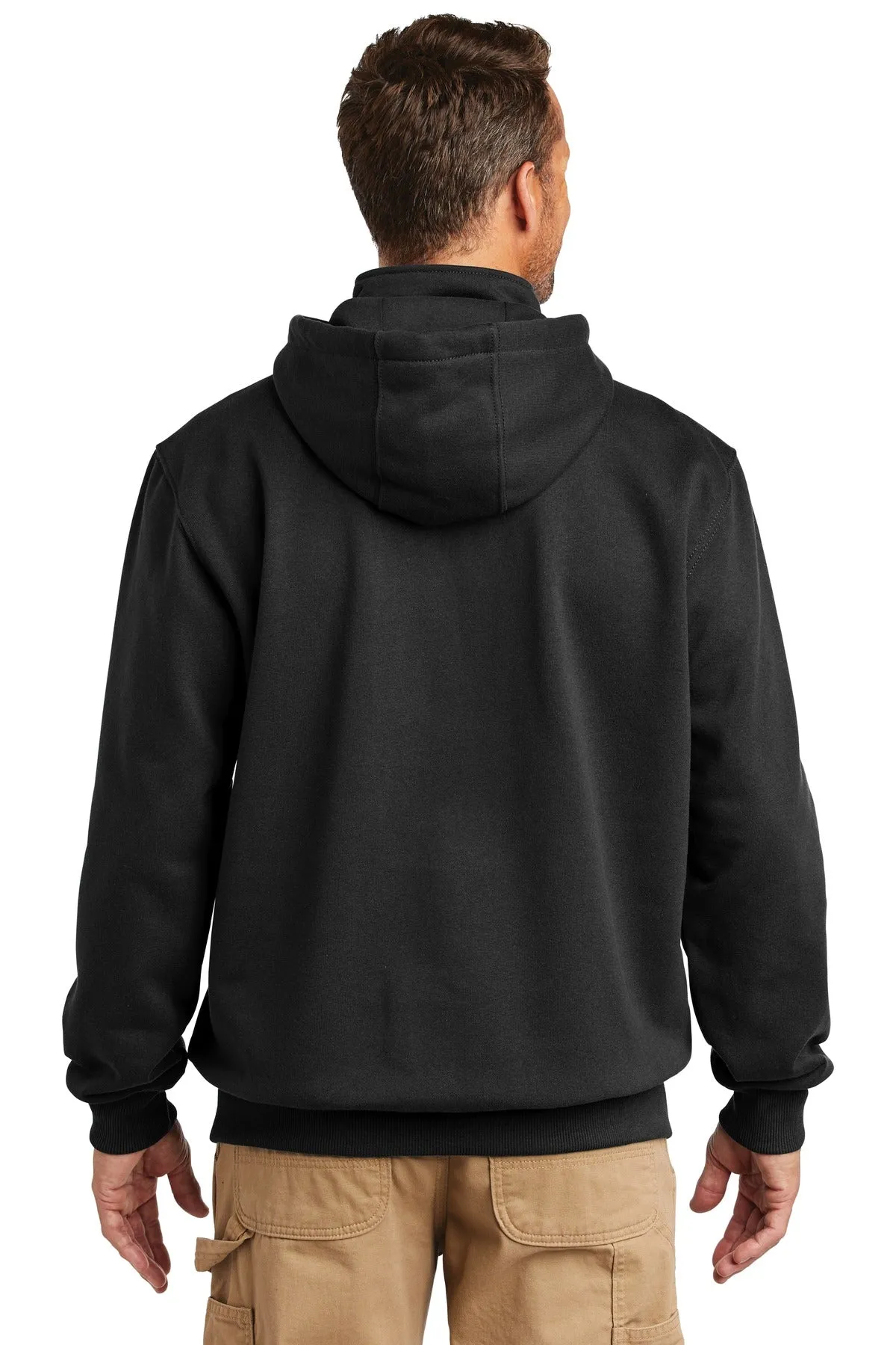 Carhartt ® Rain Defender ® Paxton Heavyweight Hooded Zip Mock Sweatshirt. CT100617