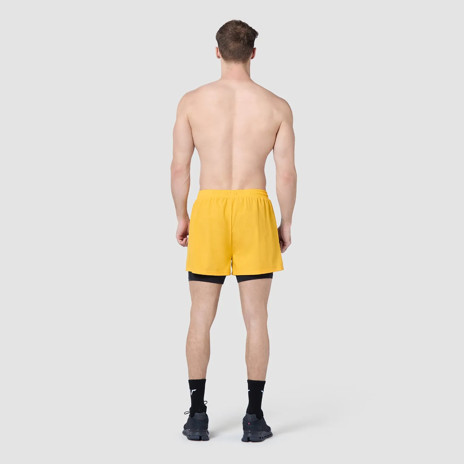 Core 5" Split 2-In-1 Shorts - Spectra Yellow & Black