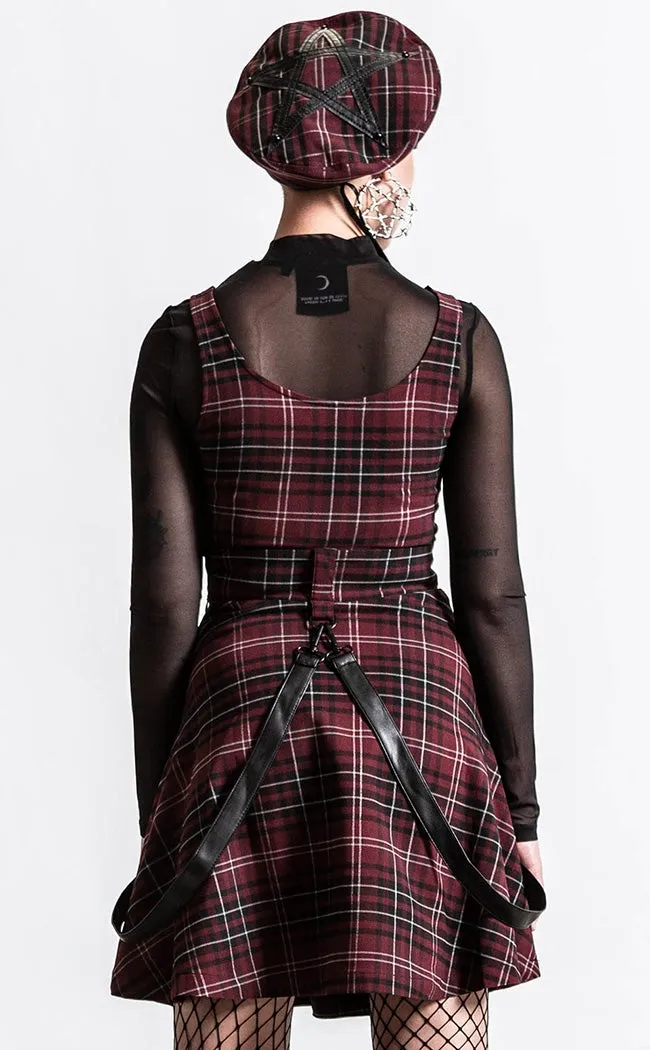 Crash Skater Dress | Blood Tartan