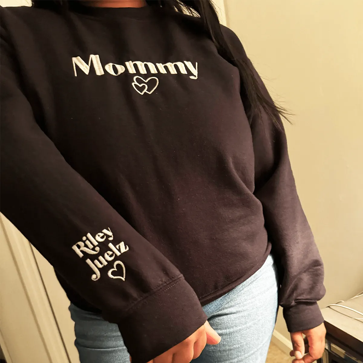 Custom Embroidered Husband Sweatshirt or Hoodie