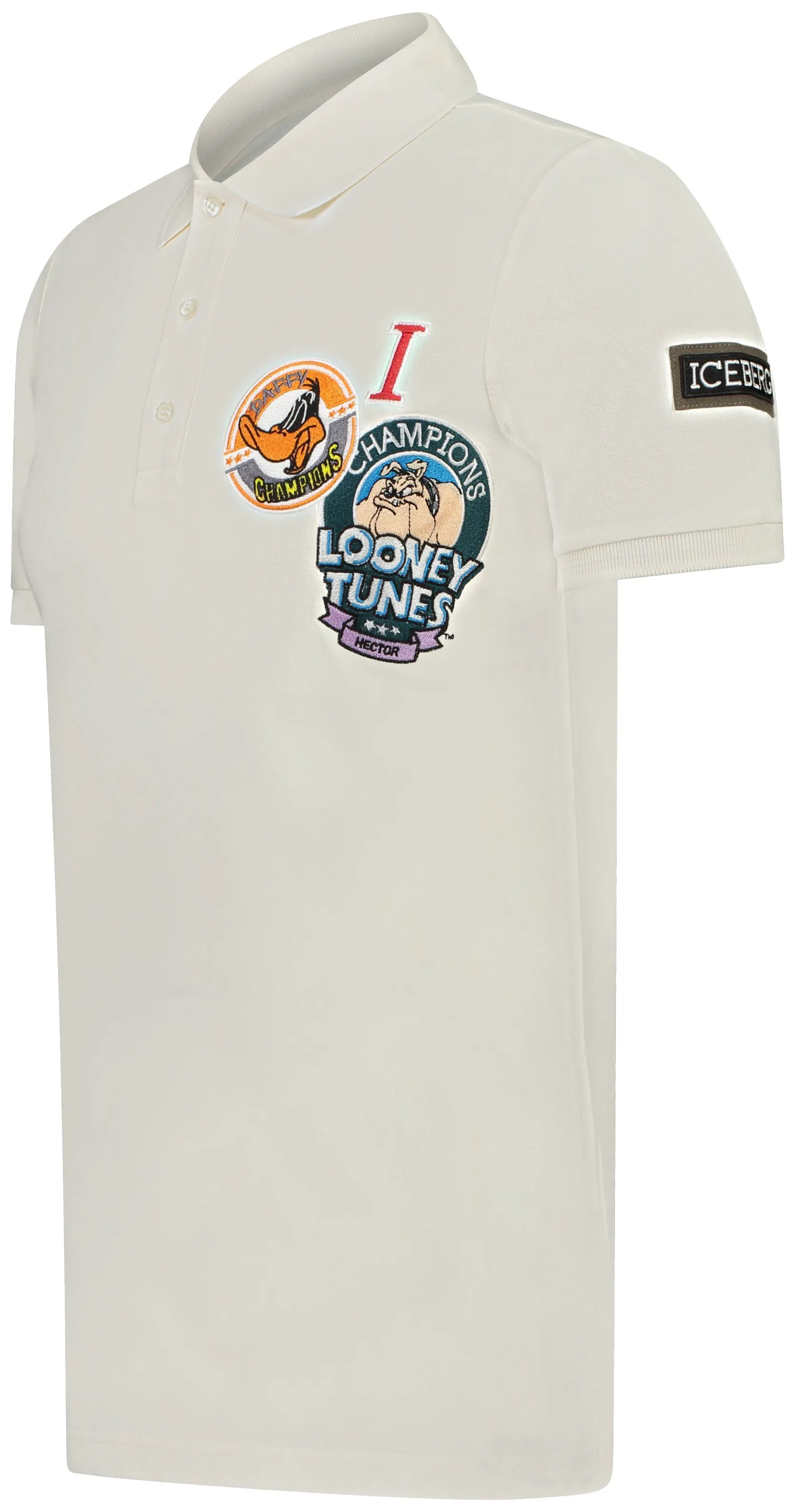 Daffy Looney Logo Polo Shirt (Cream) - I23F03363101329