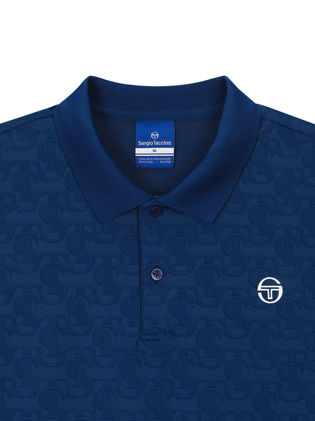 Daily ST Jacquard Polo Shirt- Navy