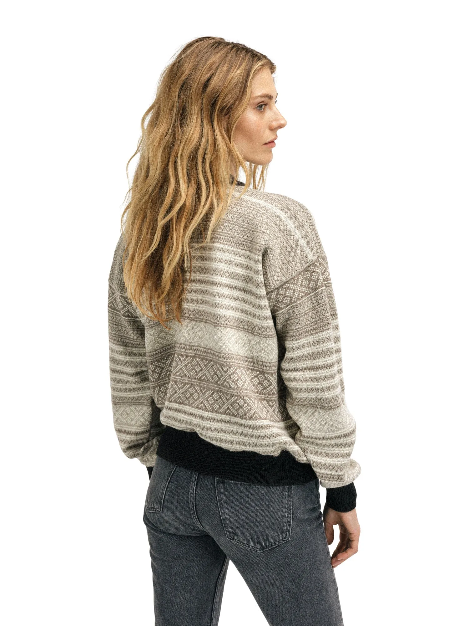 Dale of Norway | Skarpoy Cardigan | Women's | Sand/Mountainstone/Coffee