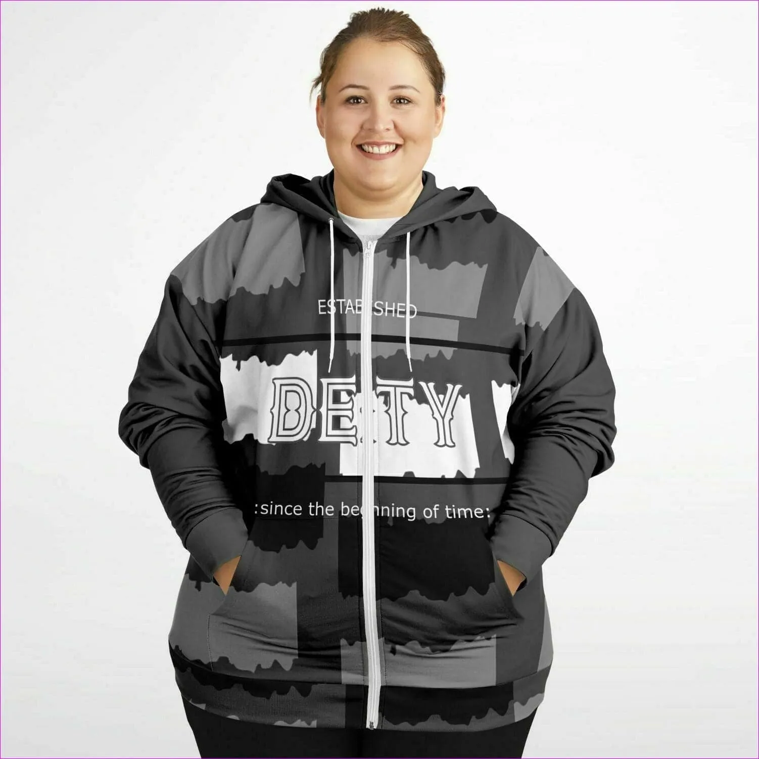 Deity Premium ZIp Hoodie Voluptuous ( ) Plus Sizes