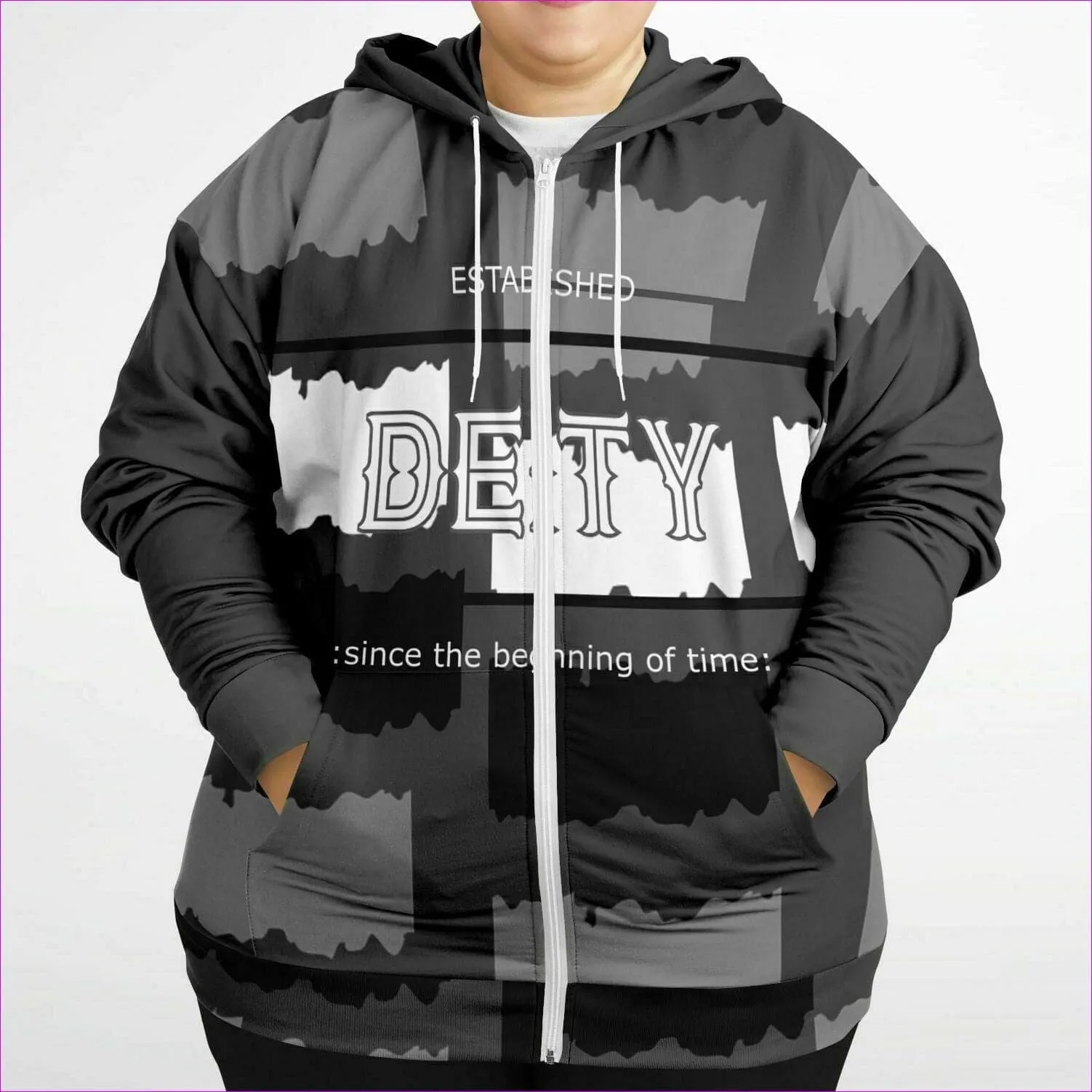 Deity Premium ZIp Hoodie Voluptuous ( ) Plus Sizes