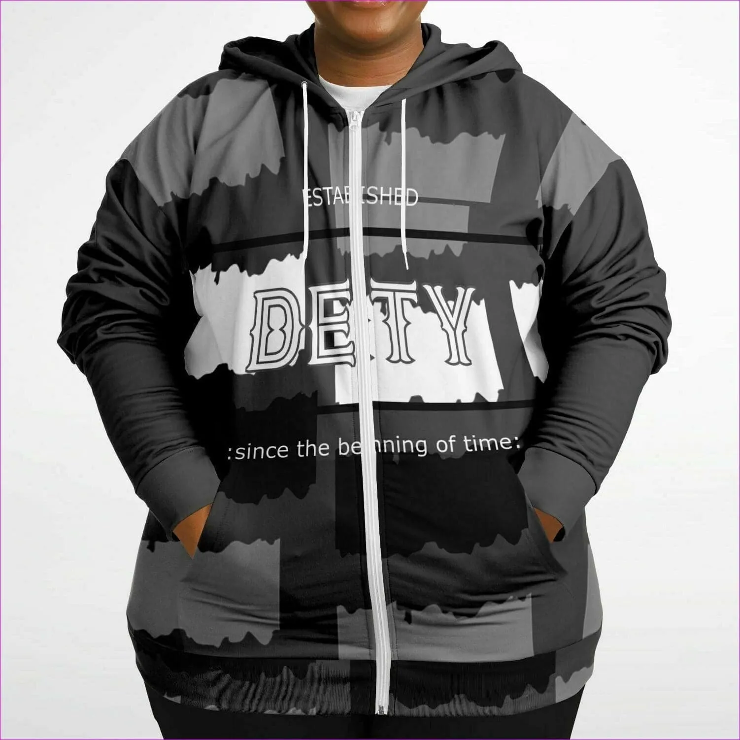 Deity Premium ZIp Hoodie Voluptuous ( ) Plus Sizes