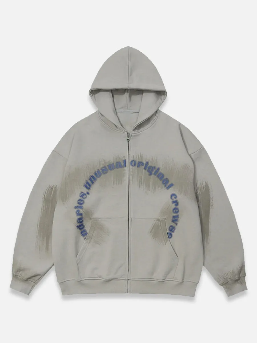 DISAPPEAR ZIP-UP HOODIE