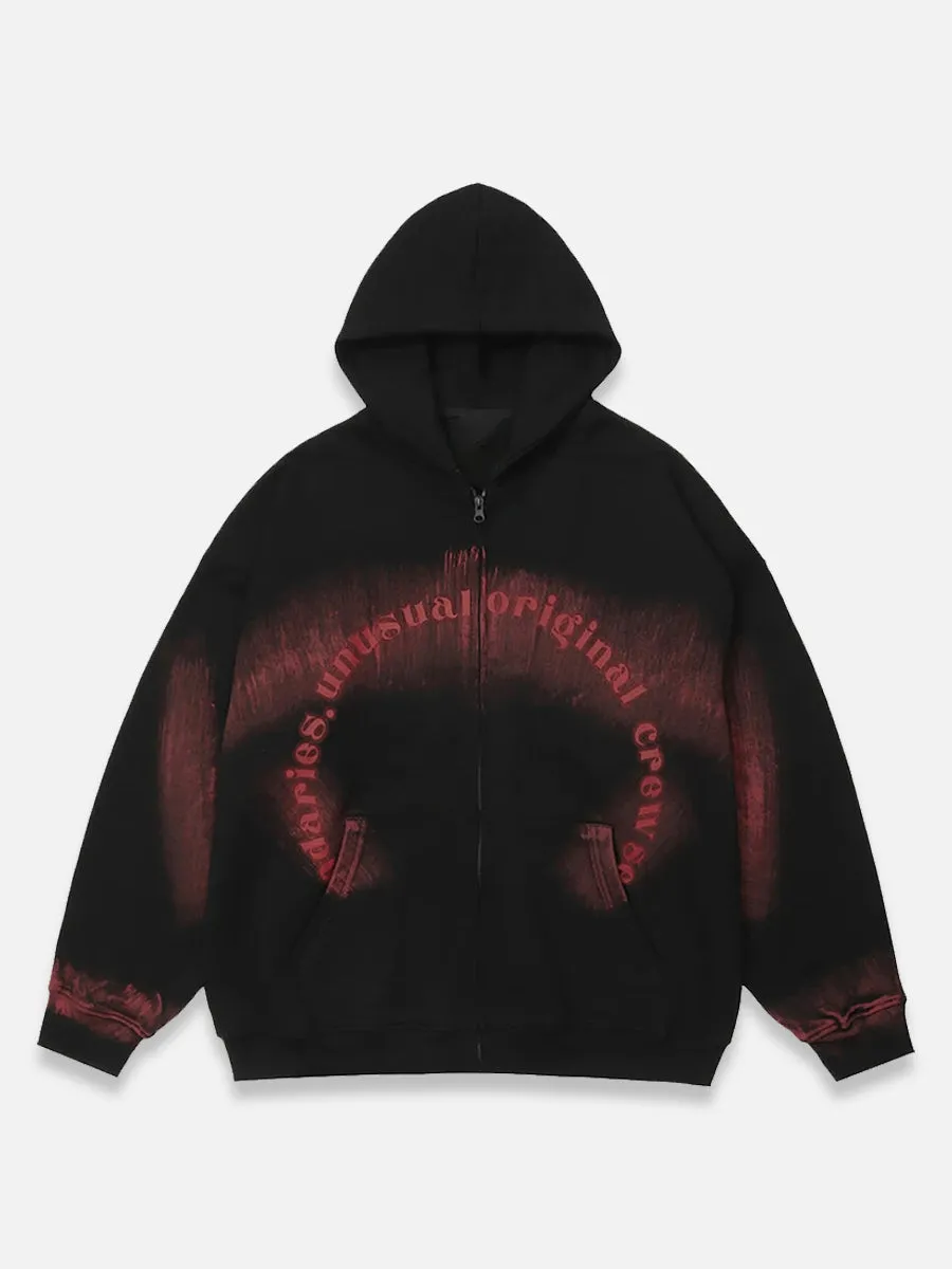 DISAPPEAR ZIP-UP HOODIE