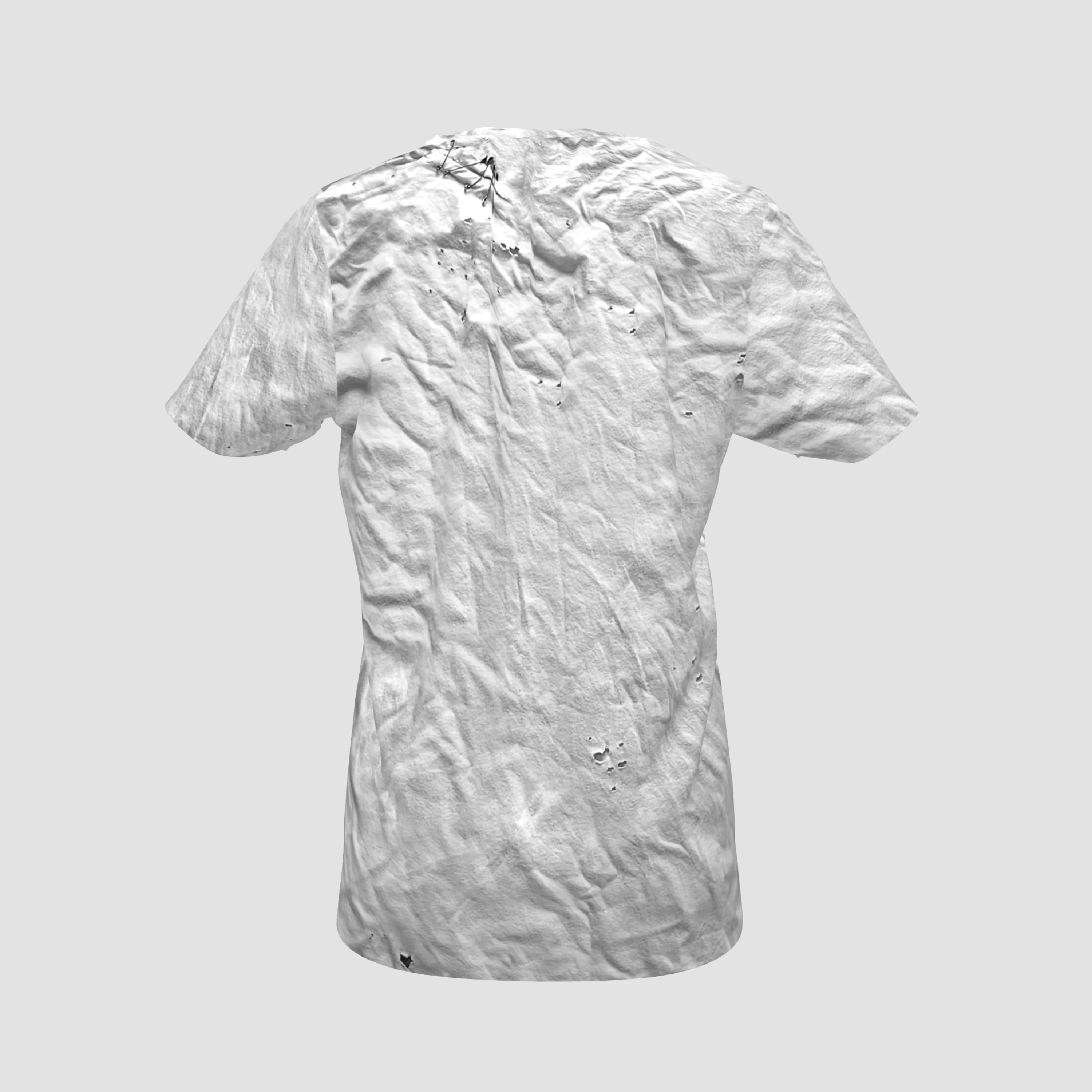 DISTRESSED WRINKLED T-SHIRT