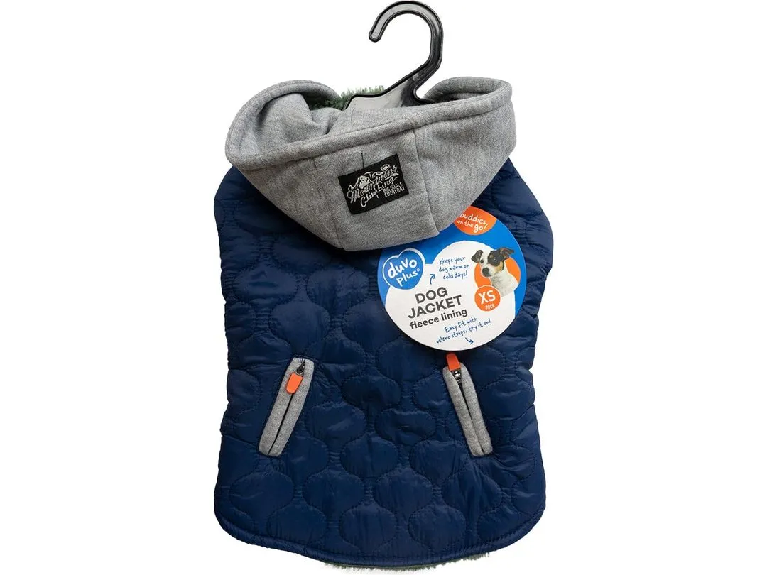 Dog jacket Urban XL - 70CM blue/grey