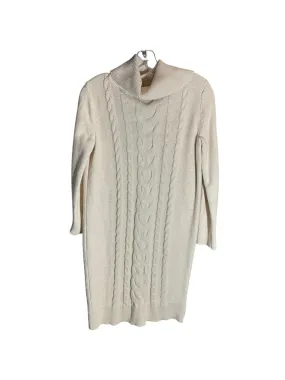 Dress Sweater By Banana Republic In Cream, Size: Xs