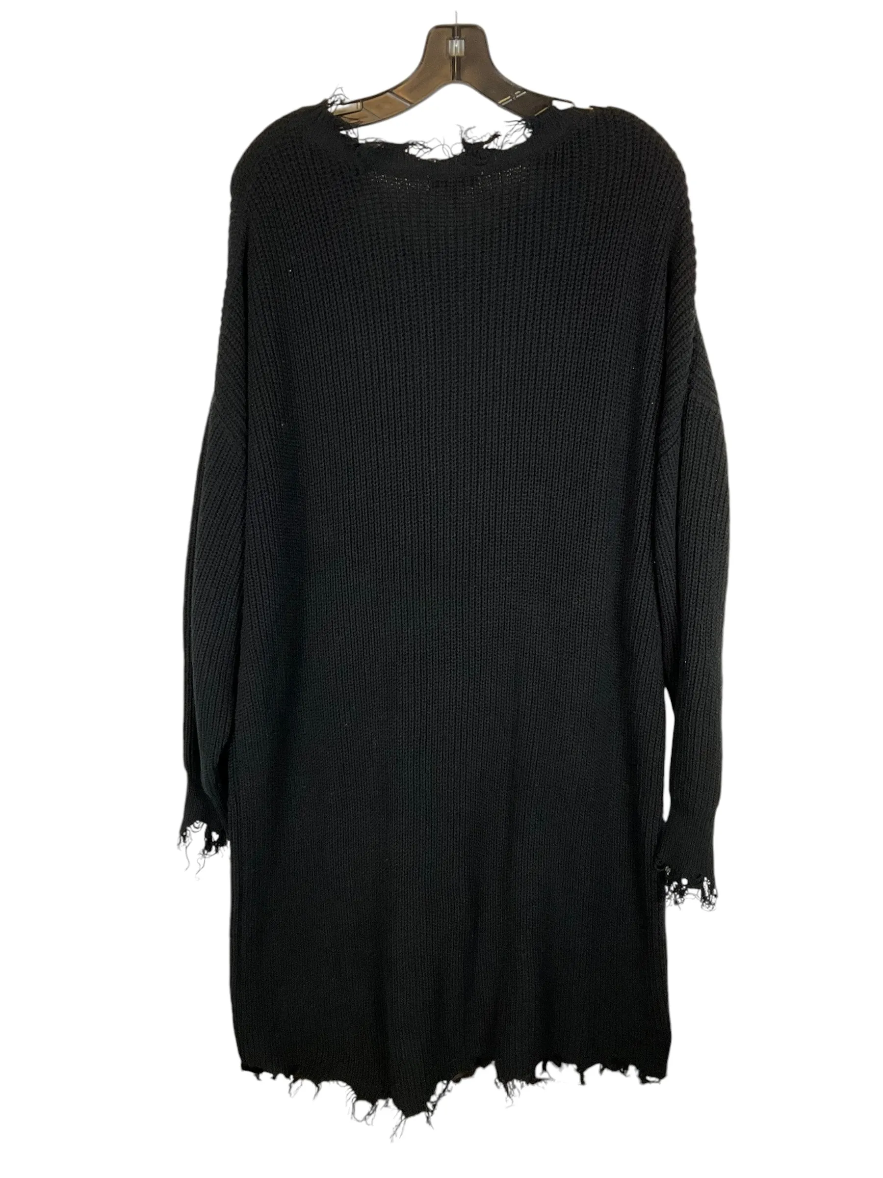 DRESS SWEATER CATO in BLACK, Size: XXS