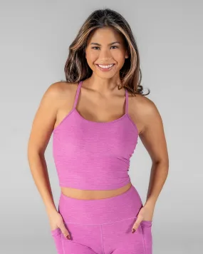 Dynamic Adjustable Ava Crop Top - Fuchsia - FINAL SALE