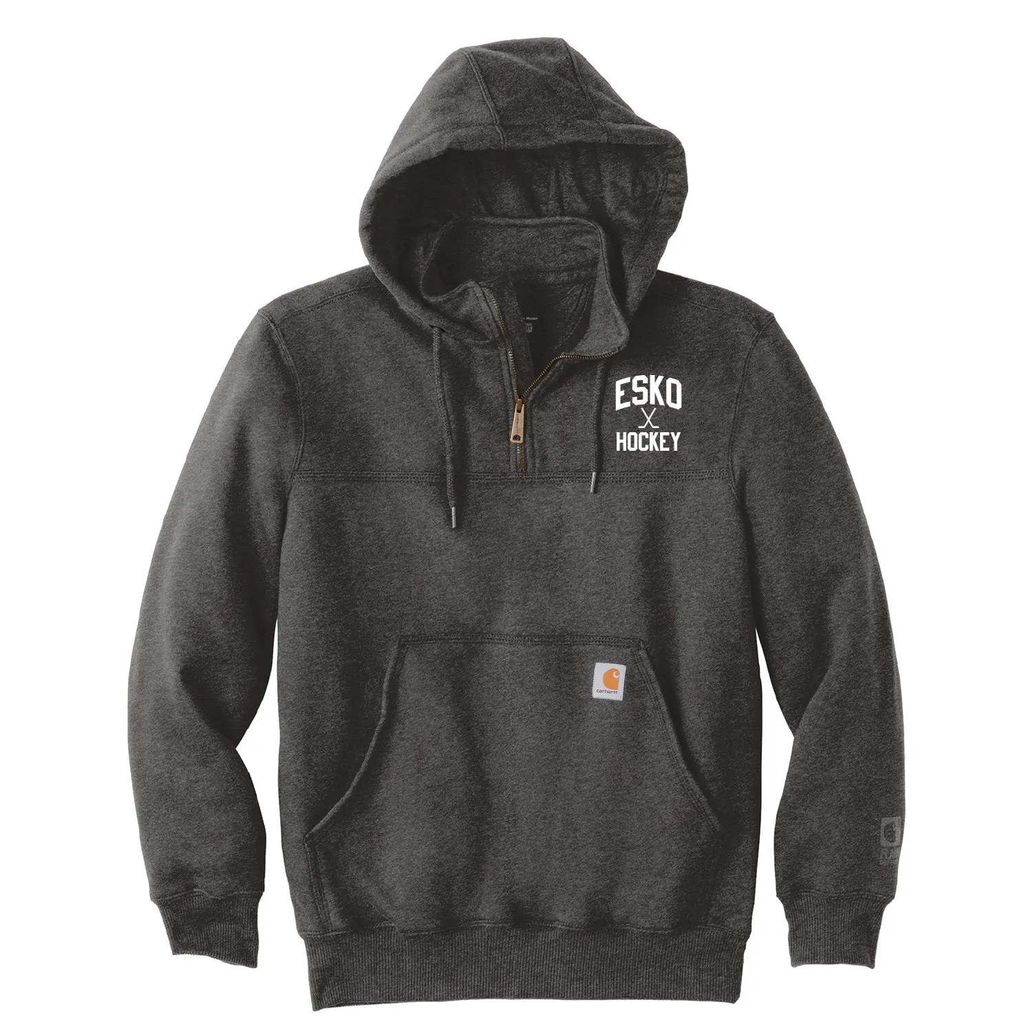 Esko Hockey Carhartt ® Rain Defender ® Paxton Heavyweight Hooded Zip Mock Sweatshirt