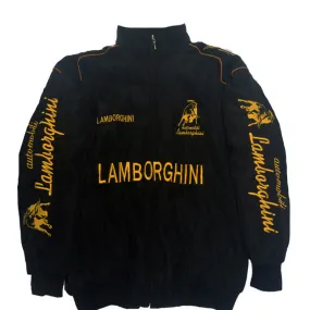 F1 Racing Jacket LAMBORGHINI Advertising Racing Team Jacket Embroidery Craft A117