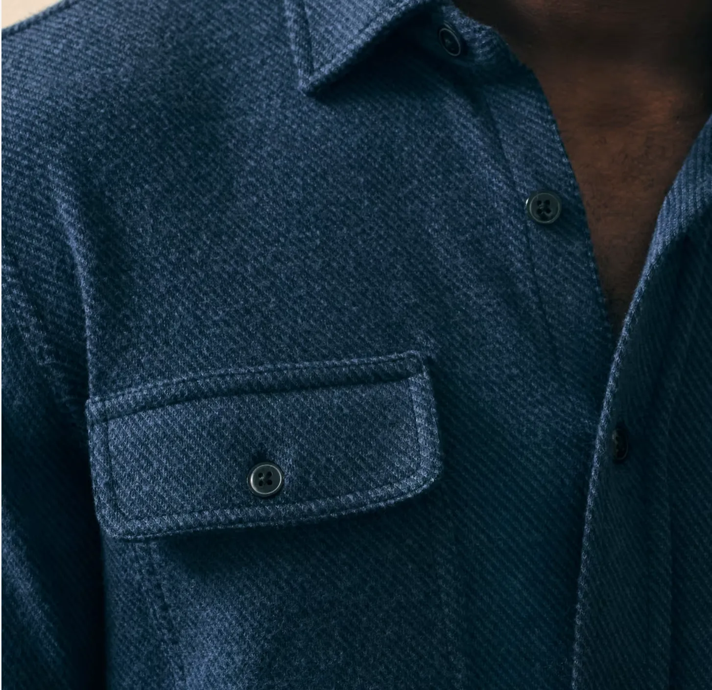 Faherty Legend Sweater Shirt Brighton Navy