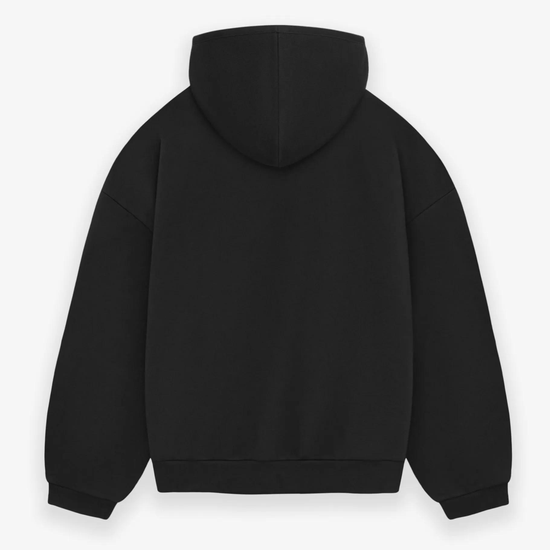 Fear of God Essentials Applique Box Logo Hoodie Black