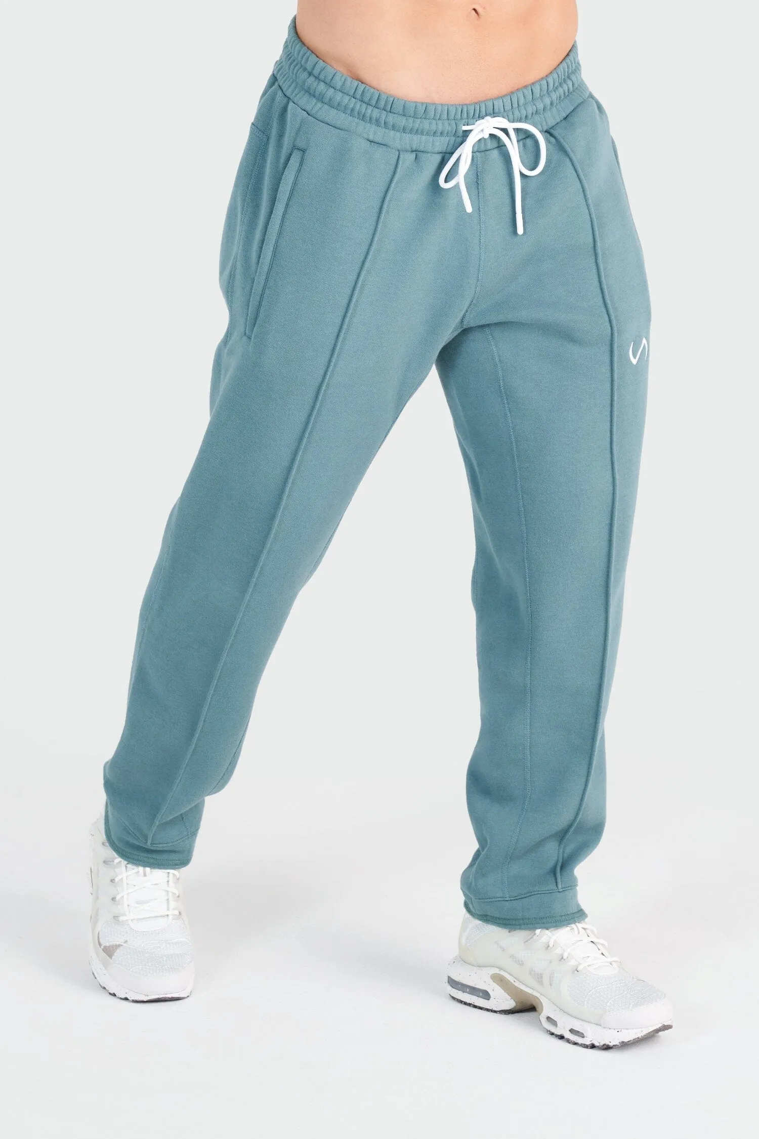 Front Seam Straight Leg Joggers