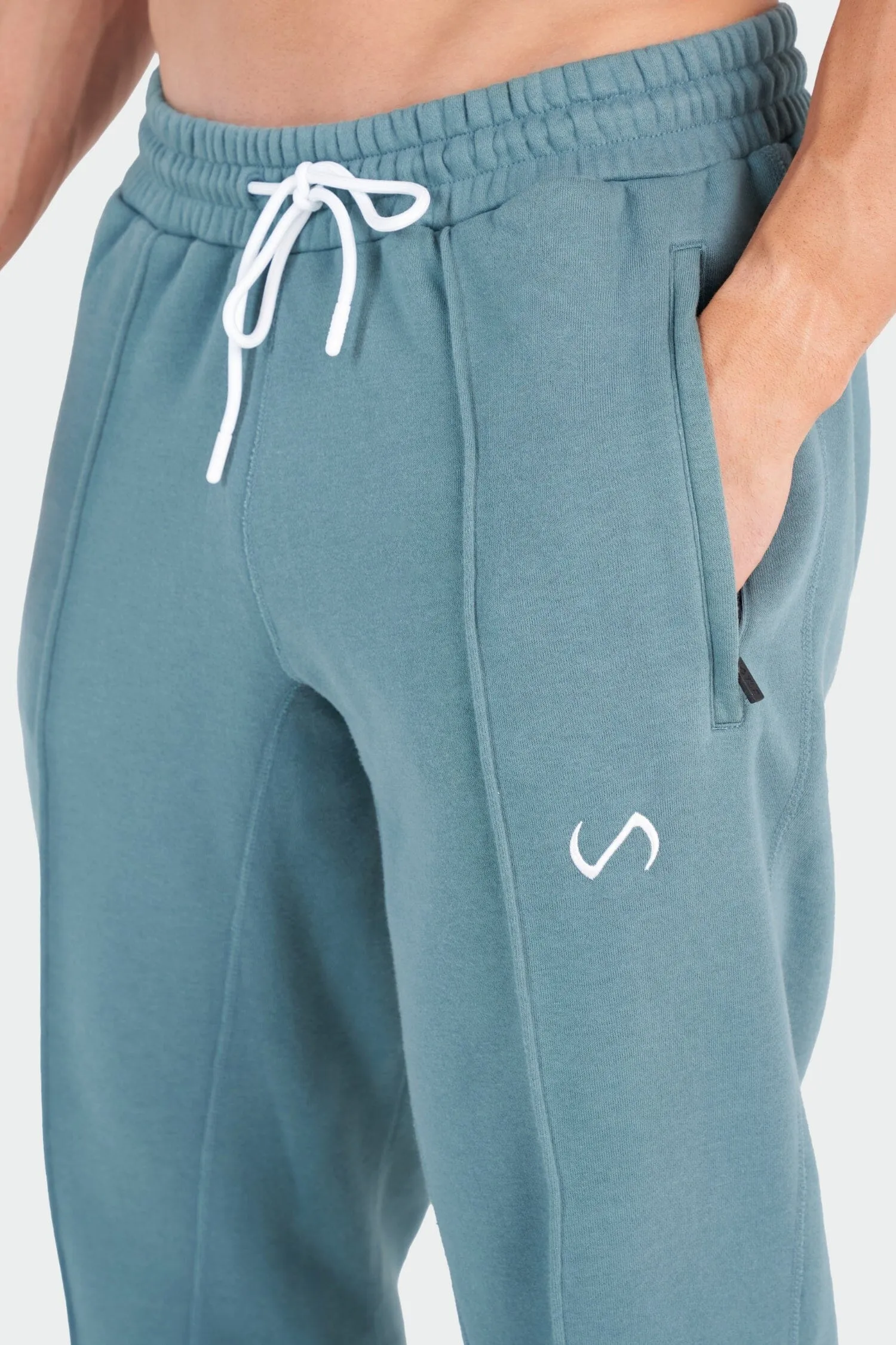 Front Seam Straight Leg Joggers