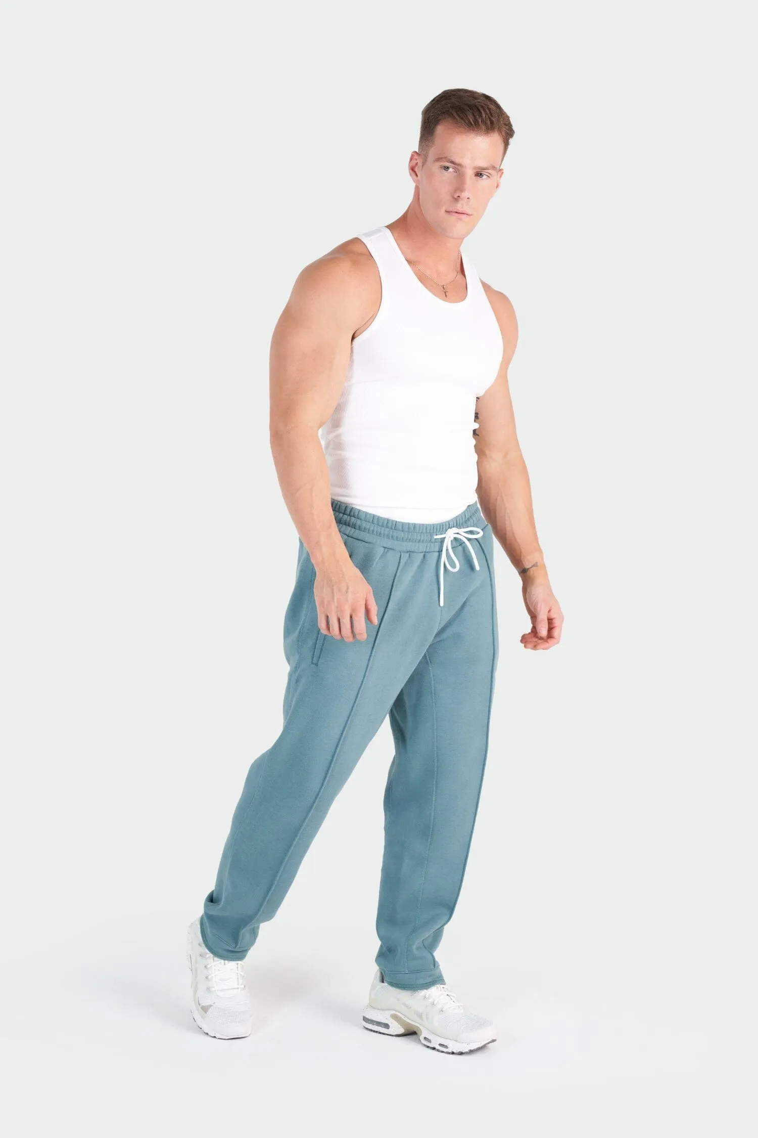 Front Seam Straight Leg Joggers