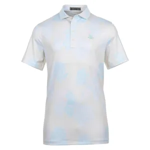 G/FORE Stamped Floral Tech Jersey Polo