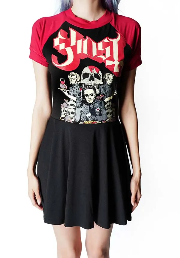 Ghost Red Sleeves | BABYDOLL DRESS