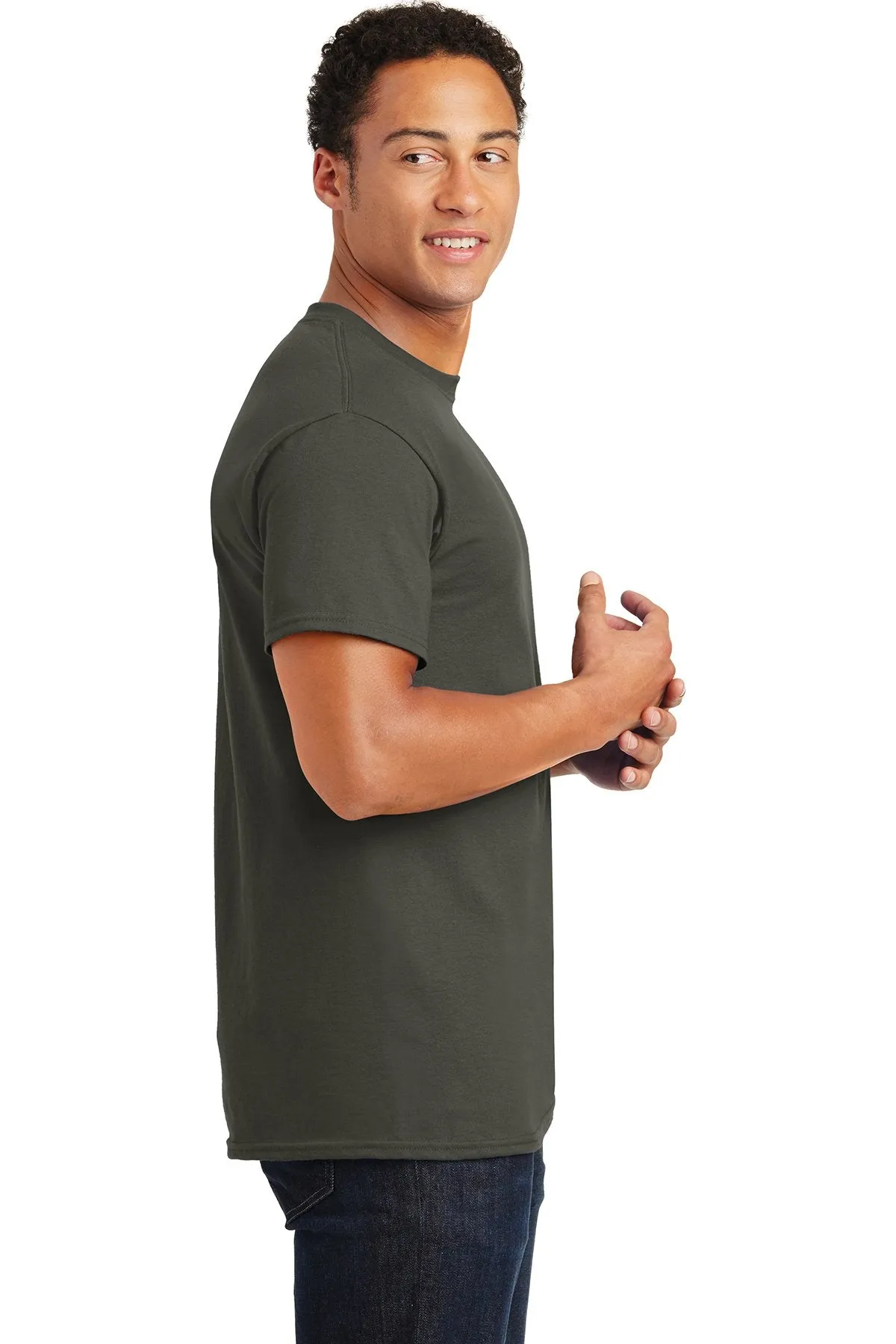 Gildan Ultra Cotton T Shirt Olive