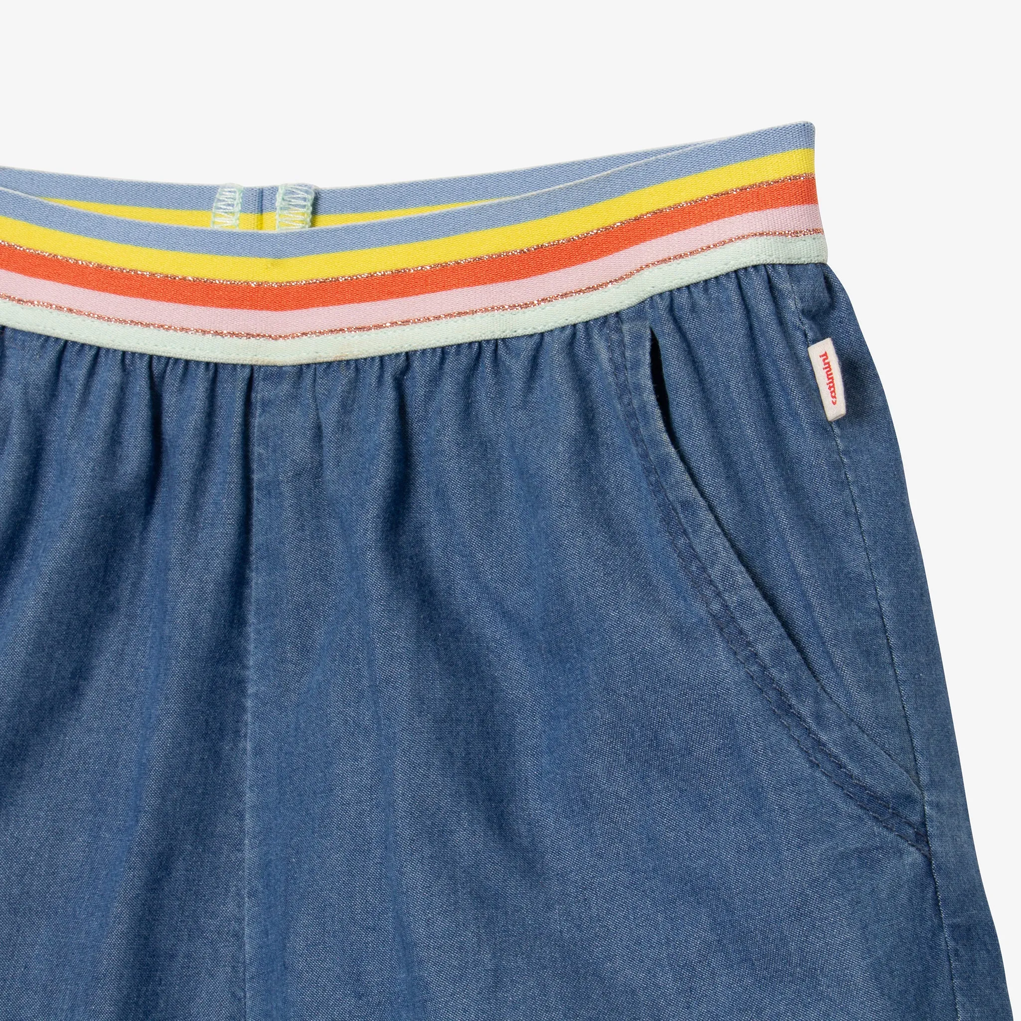 Girls' blue shorts