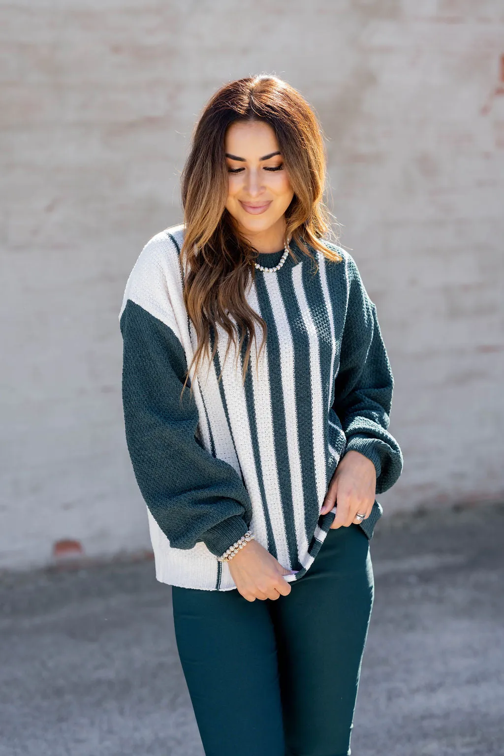 Gradient Striped Sweater