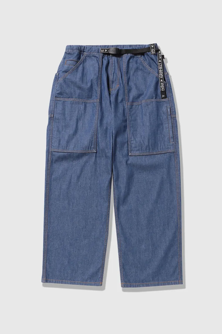 Gramicci x and wander Denim Baggy Pant - Indigo