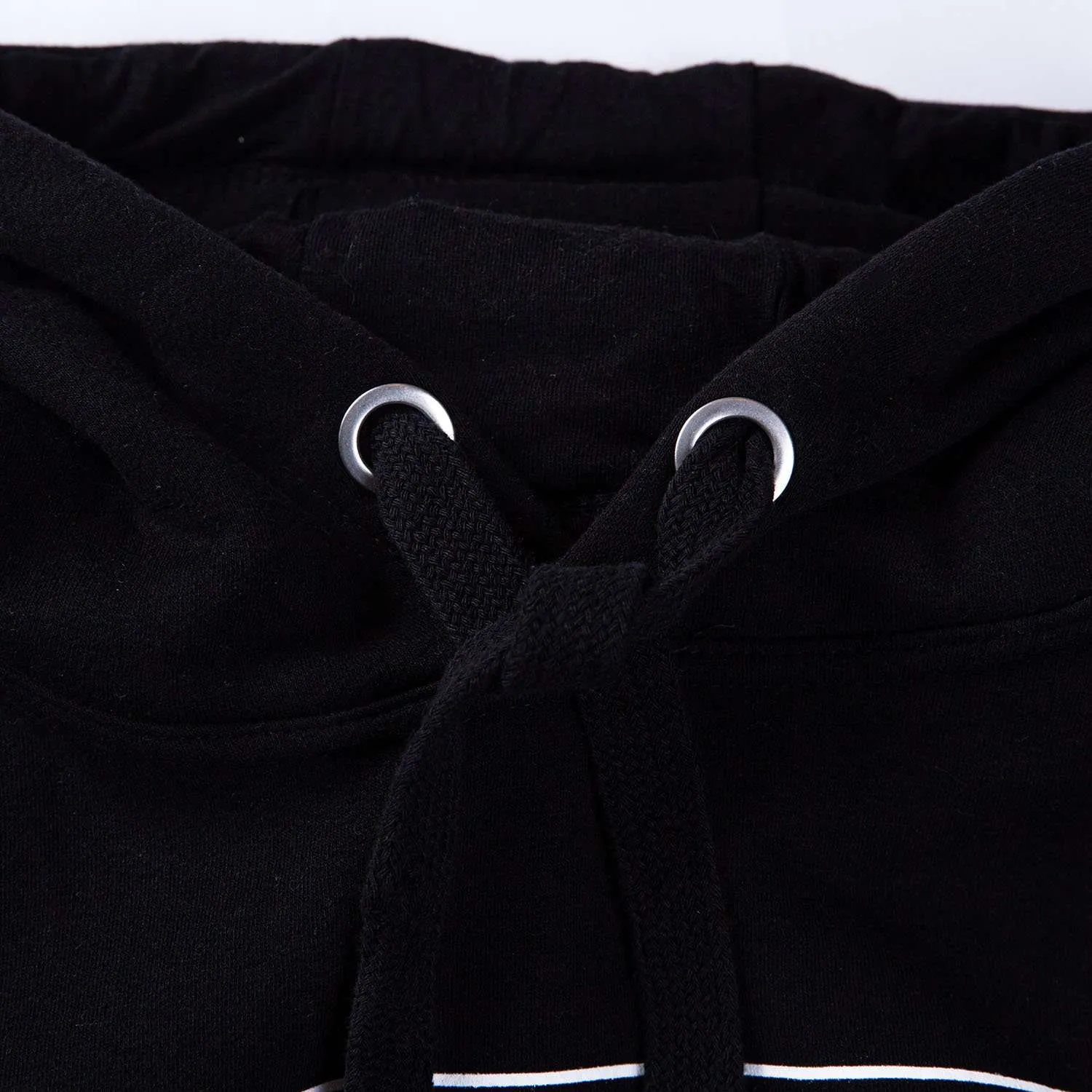 Heritage Hoodie Black - White Logo