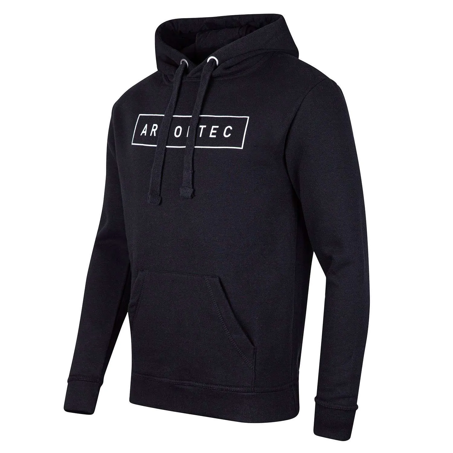 Heritage Hoodie Black - White Logo