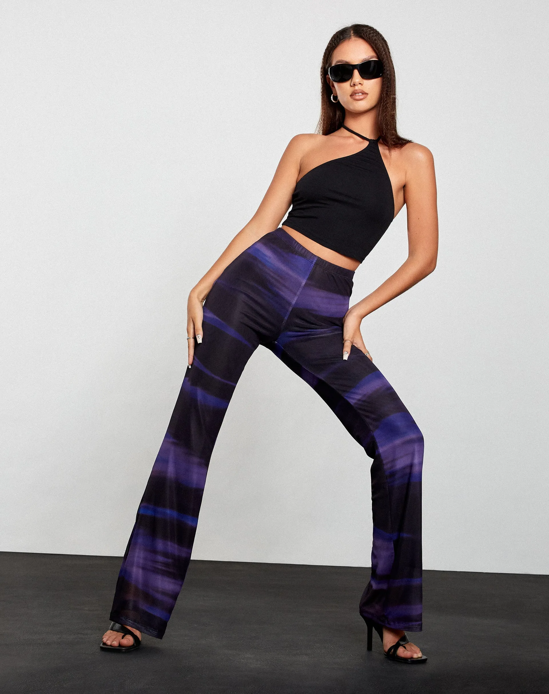 Herly Flare Trouser in Cosmic Melt