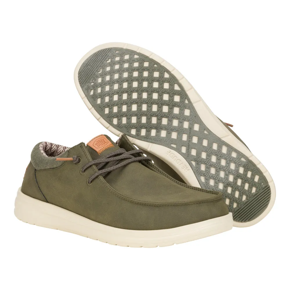 'HEY DUDE' Men's Paul Classic - Olive