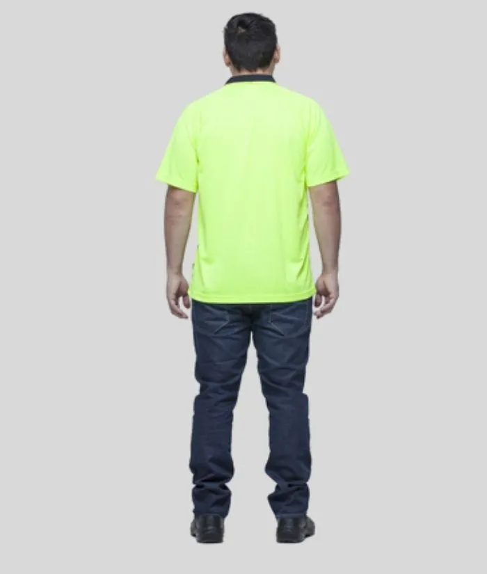 Hi Vis Raglan Polo