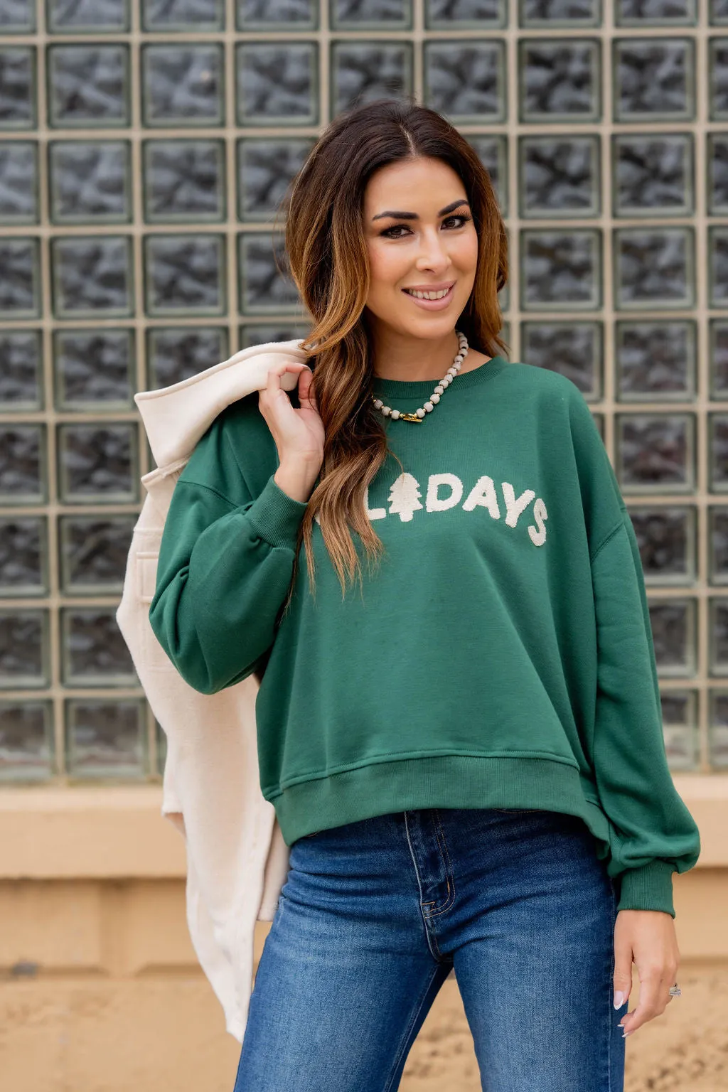 Holidays Chenille Sweatshirt