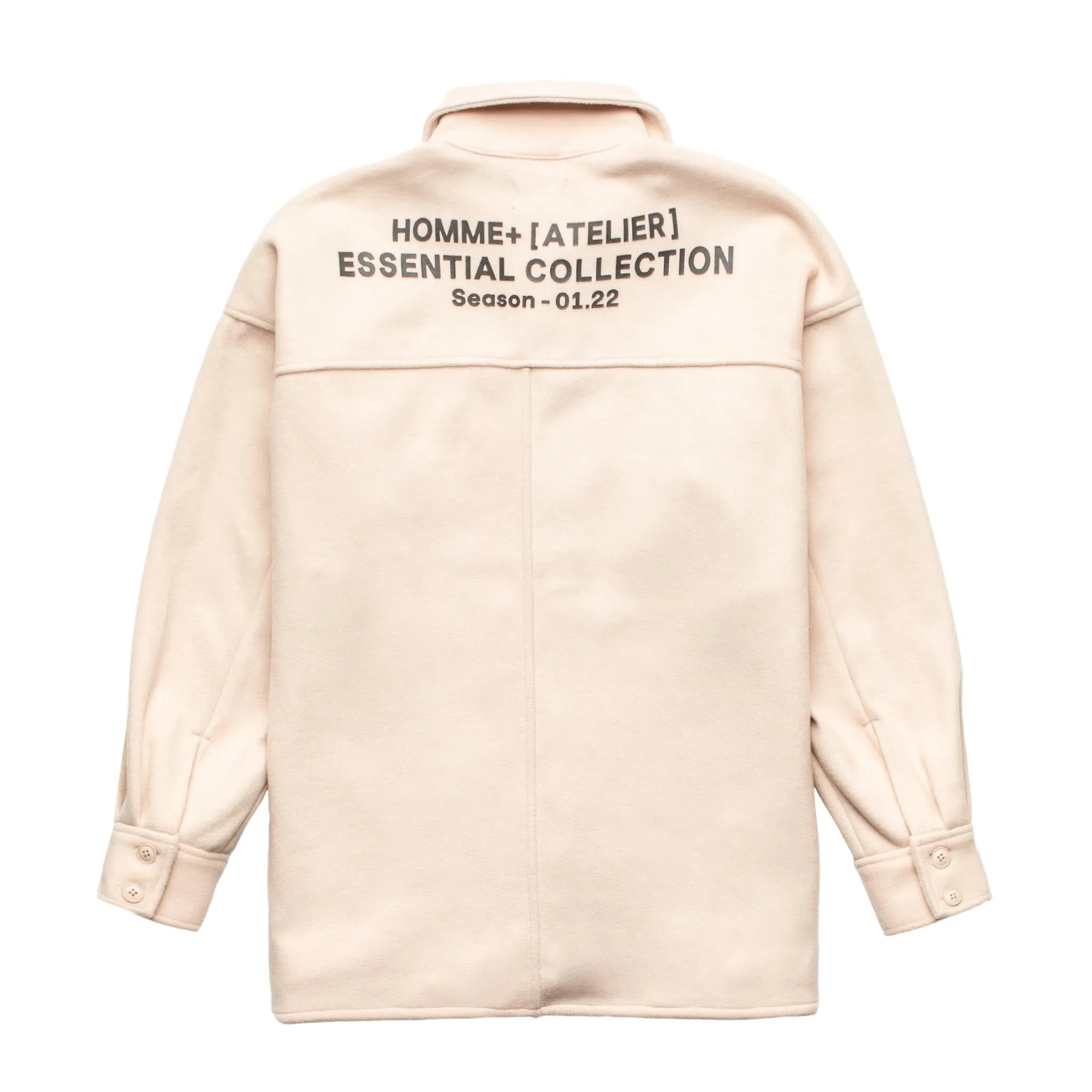 HOMME  Heavyweight Overshirt Beige