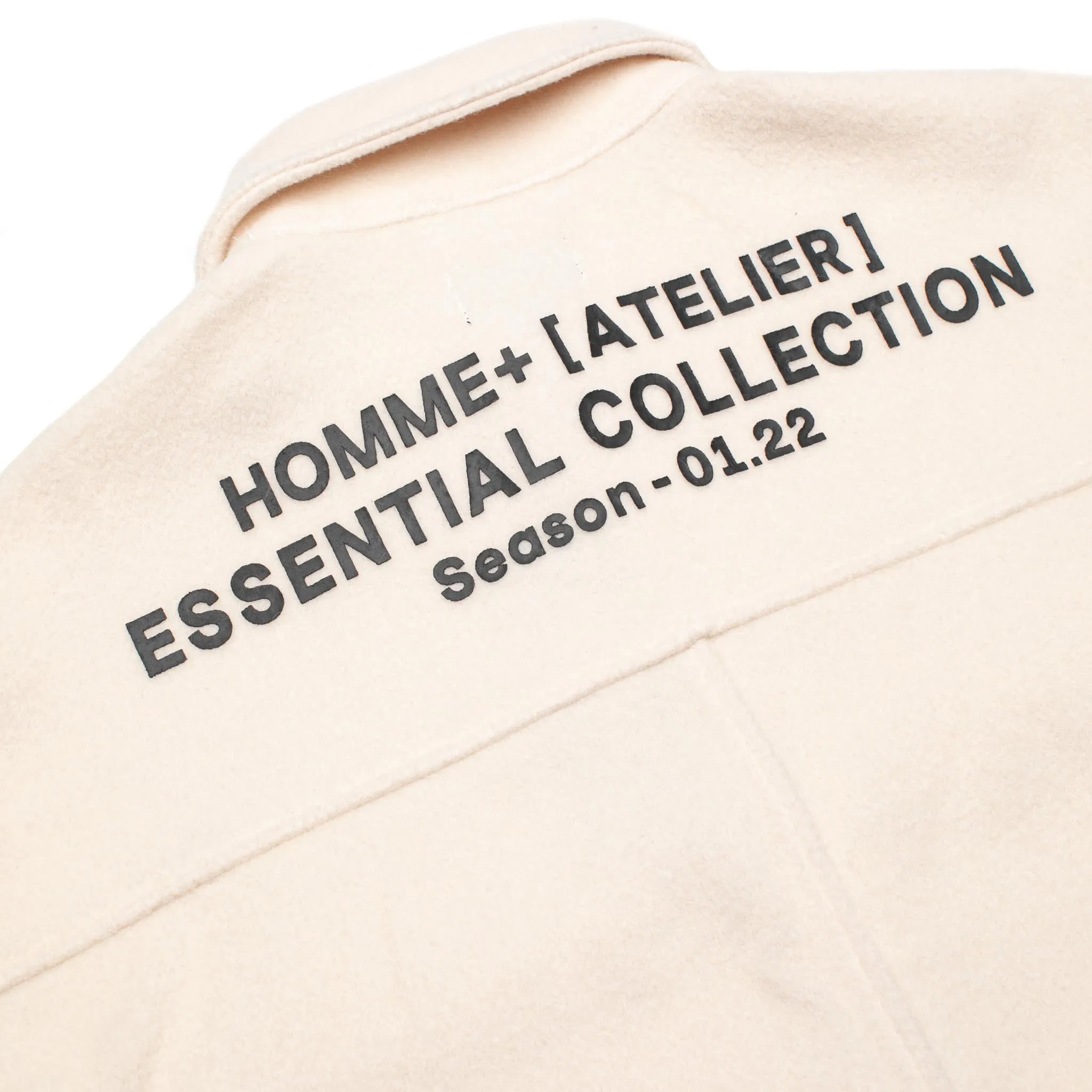 HOMME  Heavyweight Overshirt Off White