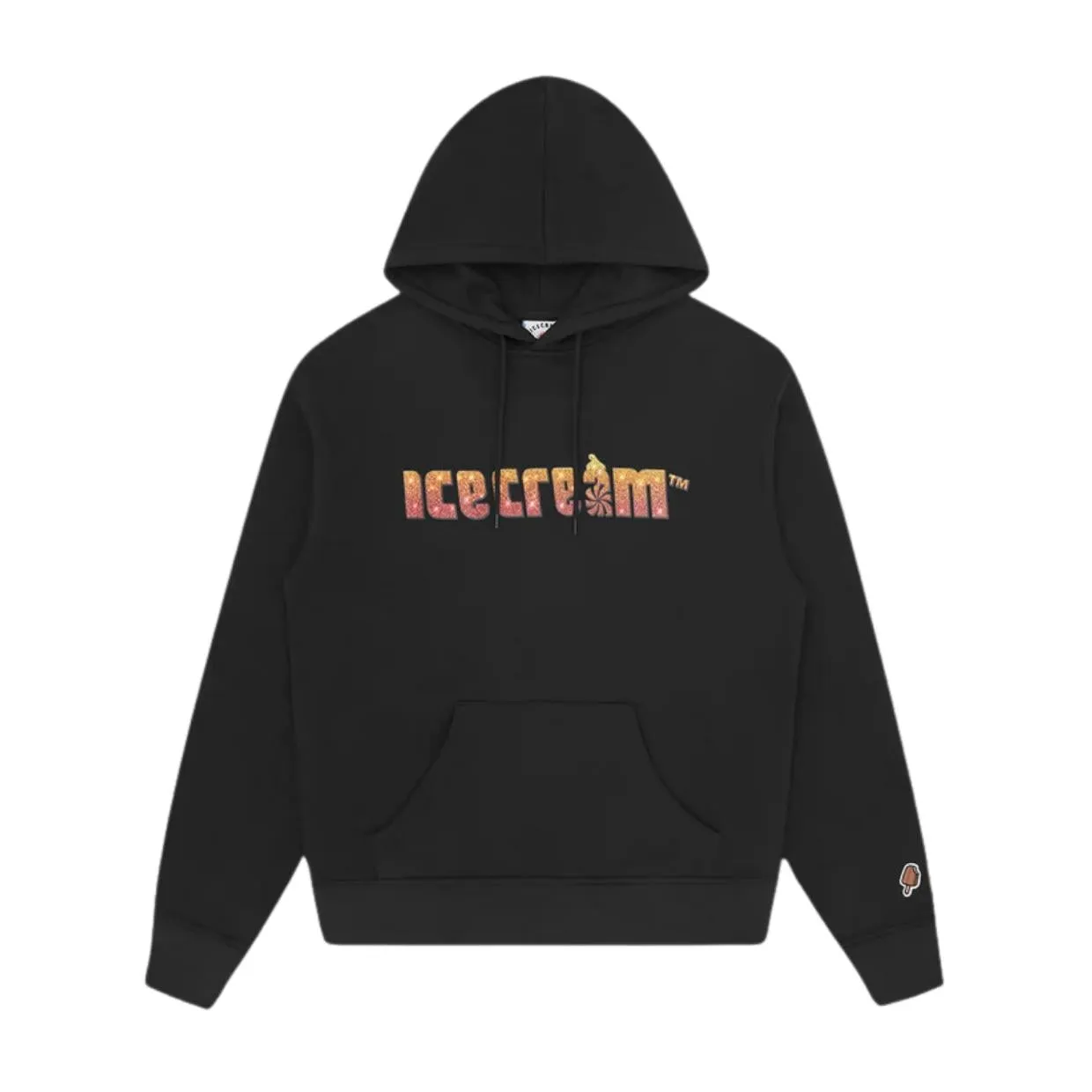 ICECREAM Soft Serve Sparkle Black Hoodie