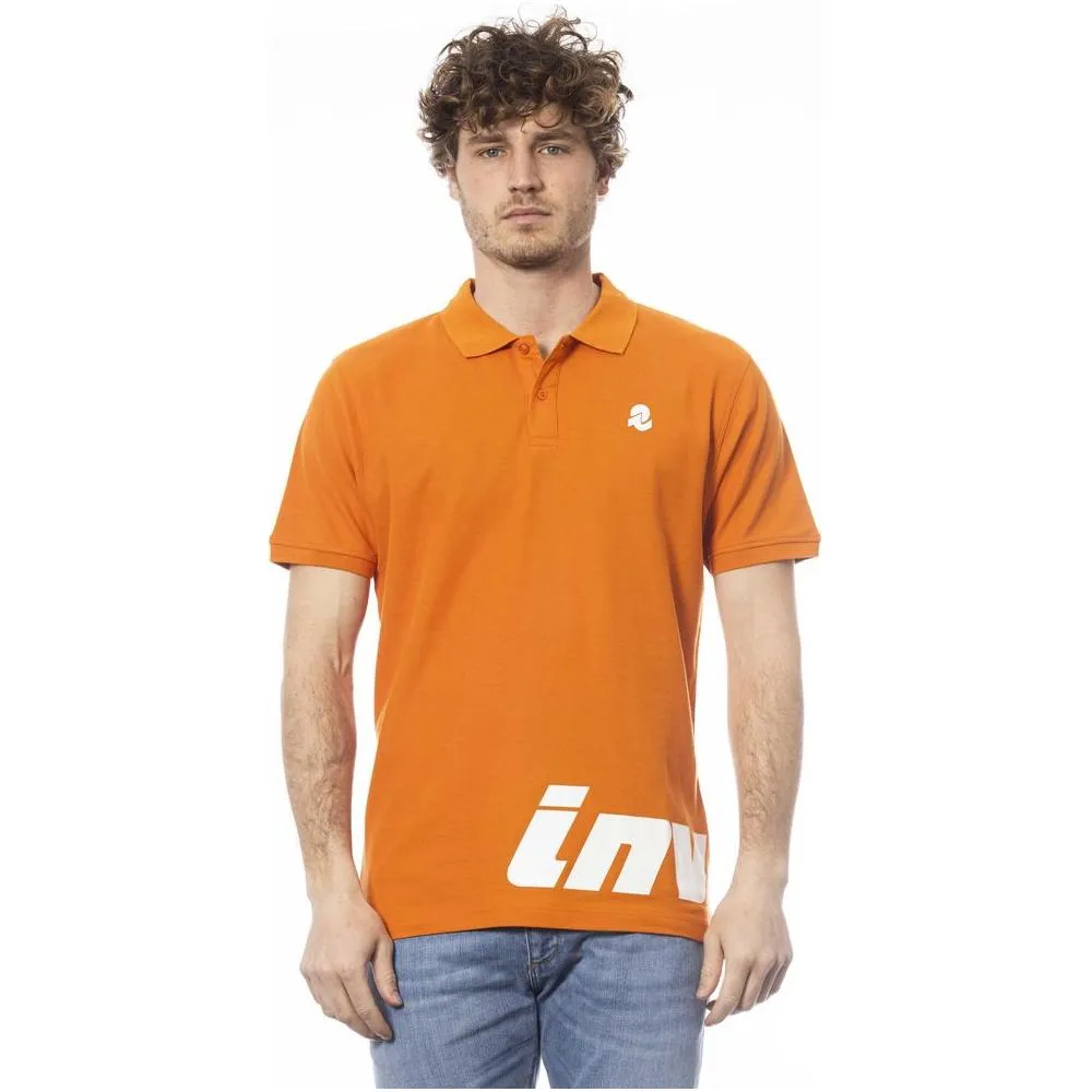 Invicta Orange Cotton Men Polo Shirt