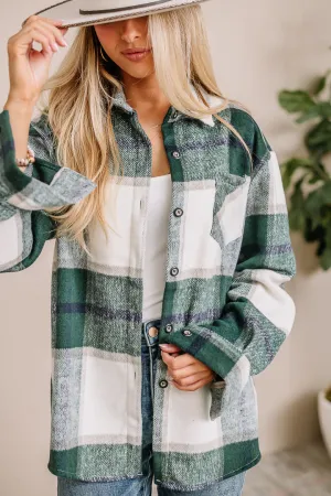 It's My Turn Plaid Flannel Shacket (Extended Sizes)