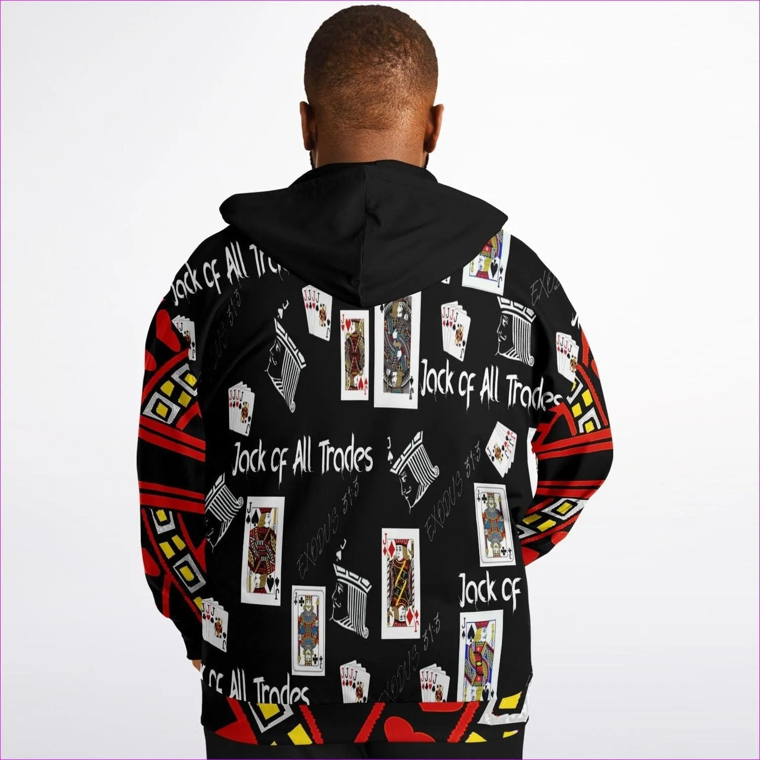 Jack Of All Trades Men's Zip Hoodie Voluptuous ( ) Size